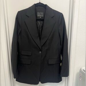 Banana Republic Women Italian Wool Black Blazer